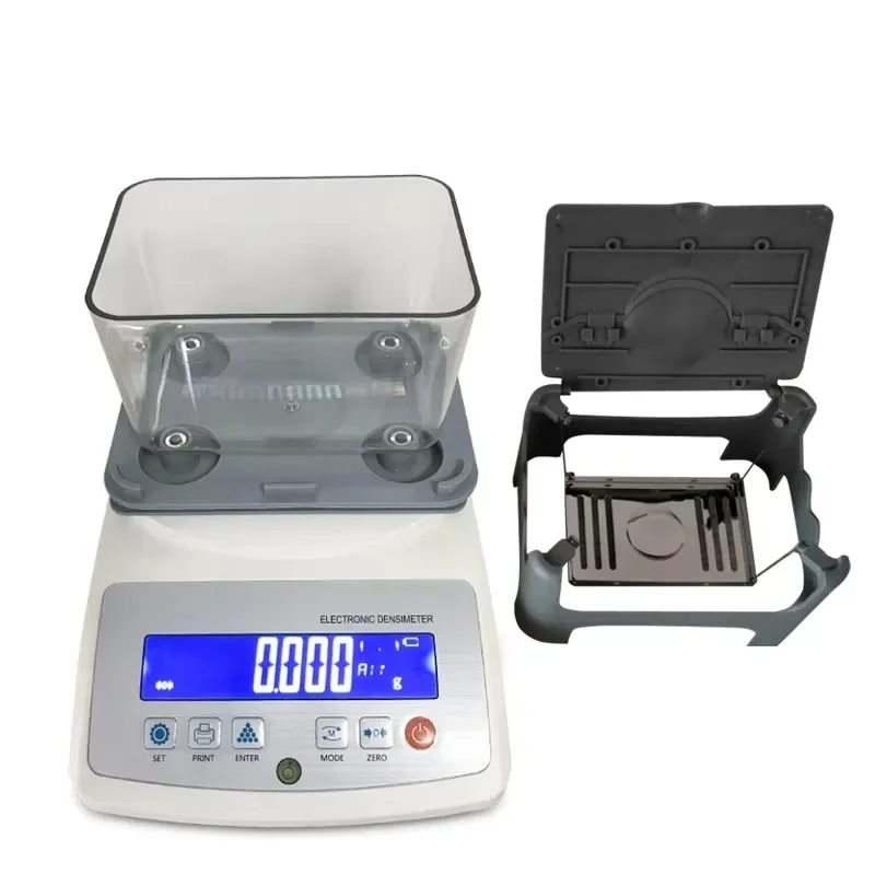Lab Electronic Densimeter for Gold Density Purity Tester Solid Liquid Isophopy Digital Precious Metal Density Meter