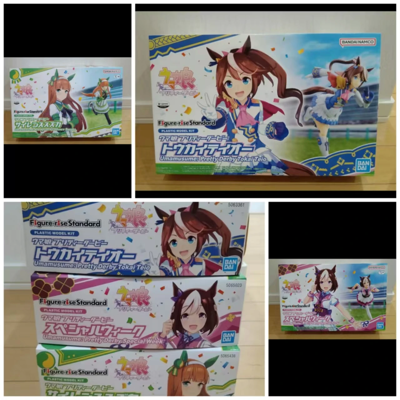 Bandai Rise Tokai Teio Special Week Silent Suzuka Frs Model Kit From Uma Musume Pretty Derby Gift Figure Garage Educational Toy