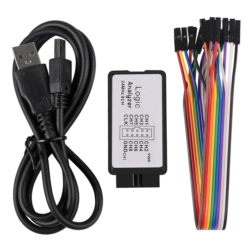 

A50I 4 комплекта USB-анализатор логики 24 МГц 8-канальный 24 м/секундный логический анализатор отладчик для логического анализатора ARM FPGA 24 м 8 каналов