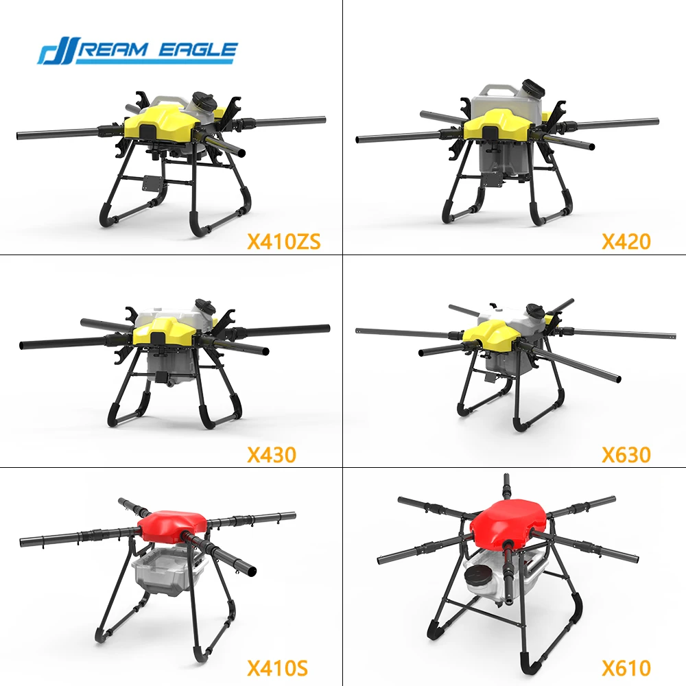 Dreameagle X410 X420 X610 X616 X630 30L Agricultural spraying frame with JIYI Flight Control Hobbywing Power System Frame Kit