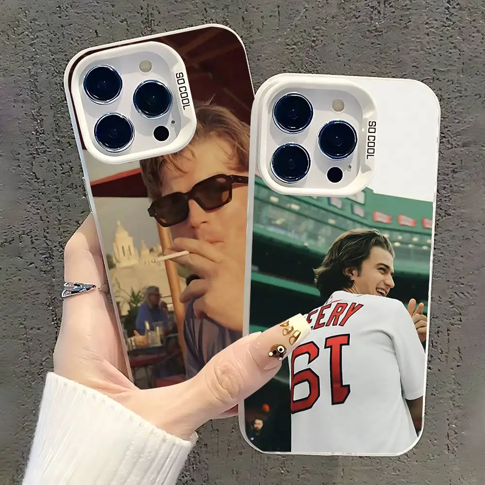 

D-Djo Singer J-Joe K-Keery Phone Case For iPhone 17,16,15,14,13,12,11,Pro,XS,Max,Plus,Mini,SE White Candy Matte Shockproof Cover