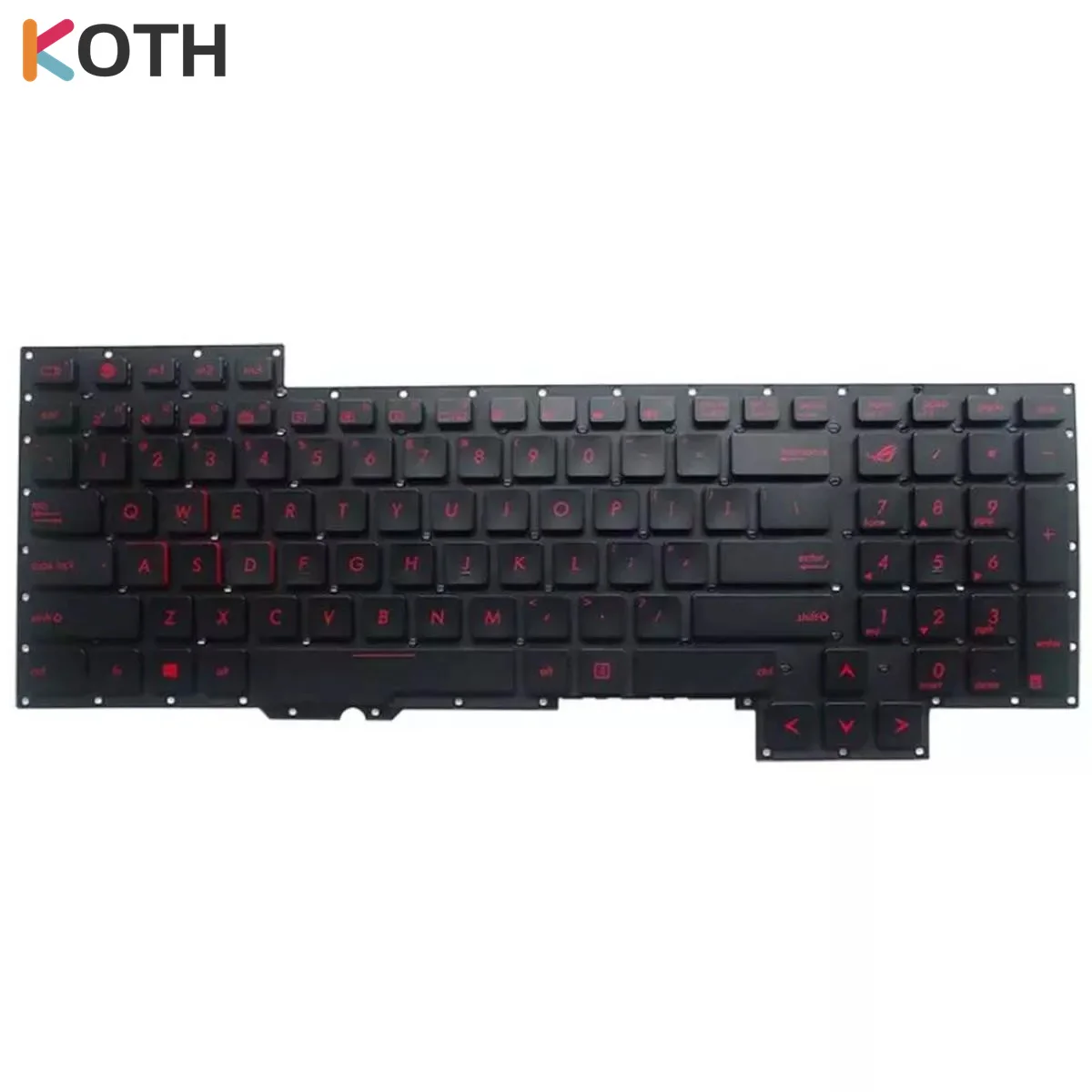 New For ASUS G751 G751J G751JL G751JM G751JT G751JY US English Laptop keyboard Non Backlit