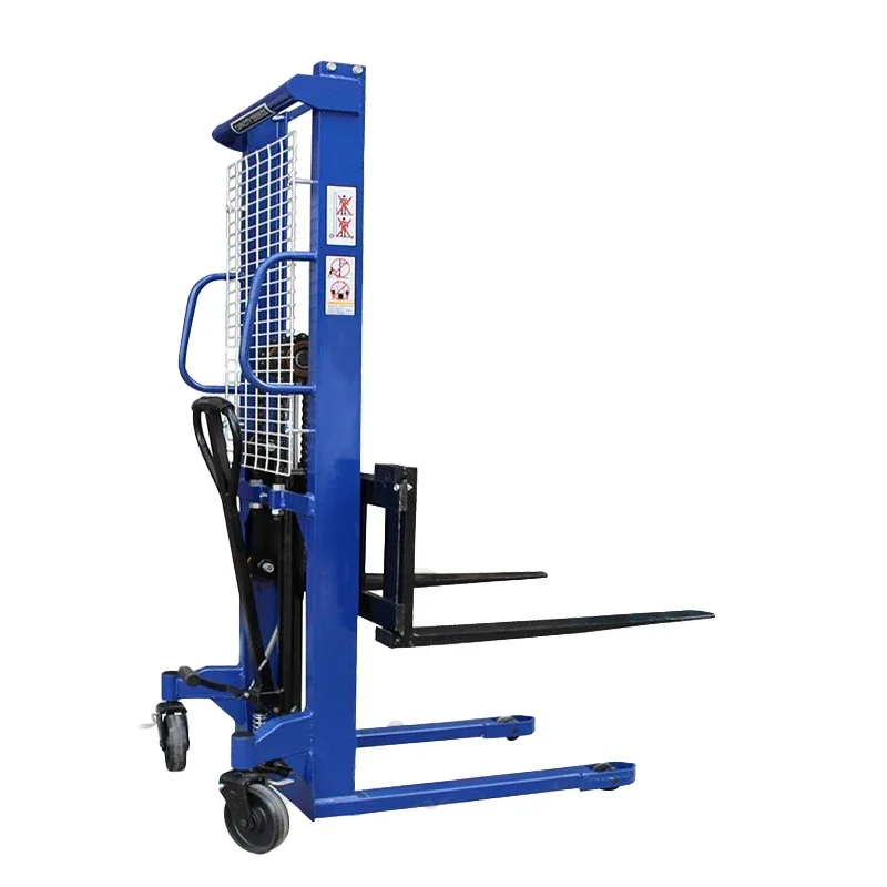 Manual Hydraulic Forklift Trucks 2T 1.6M Portable Hydraulic Lift Pallet Stacker Truck Forklift Stage Loader Used To Move Goods