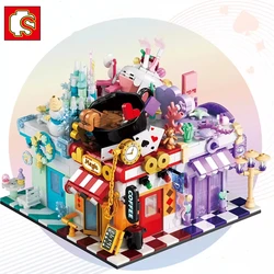 SEMBO Street View Series Building Blocks City  Store Assembly Model Girls Toys DIY Handmade Ornaments Birthday Gifts