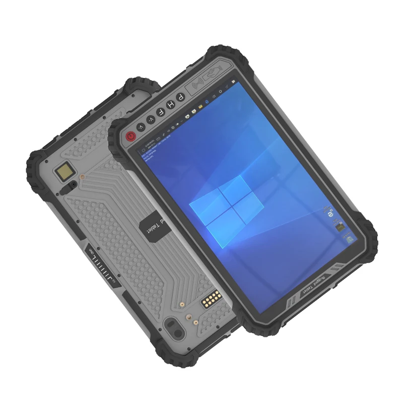 

8-дюймовый промышленный планшетный ПК класса IP65 Водонепроницаемый 4g Lte Емкостный сенсорный экран Прочный планшетный OEM Windows Планшетный ПК Q801