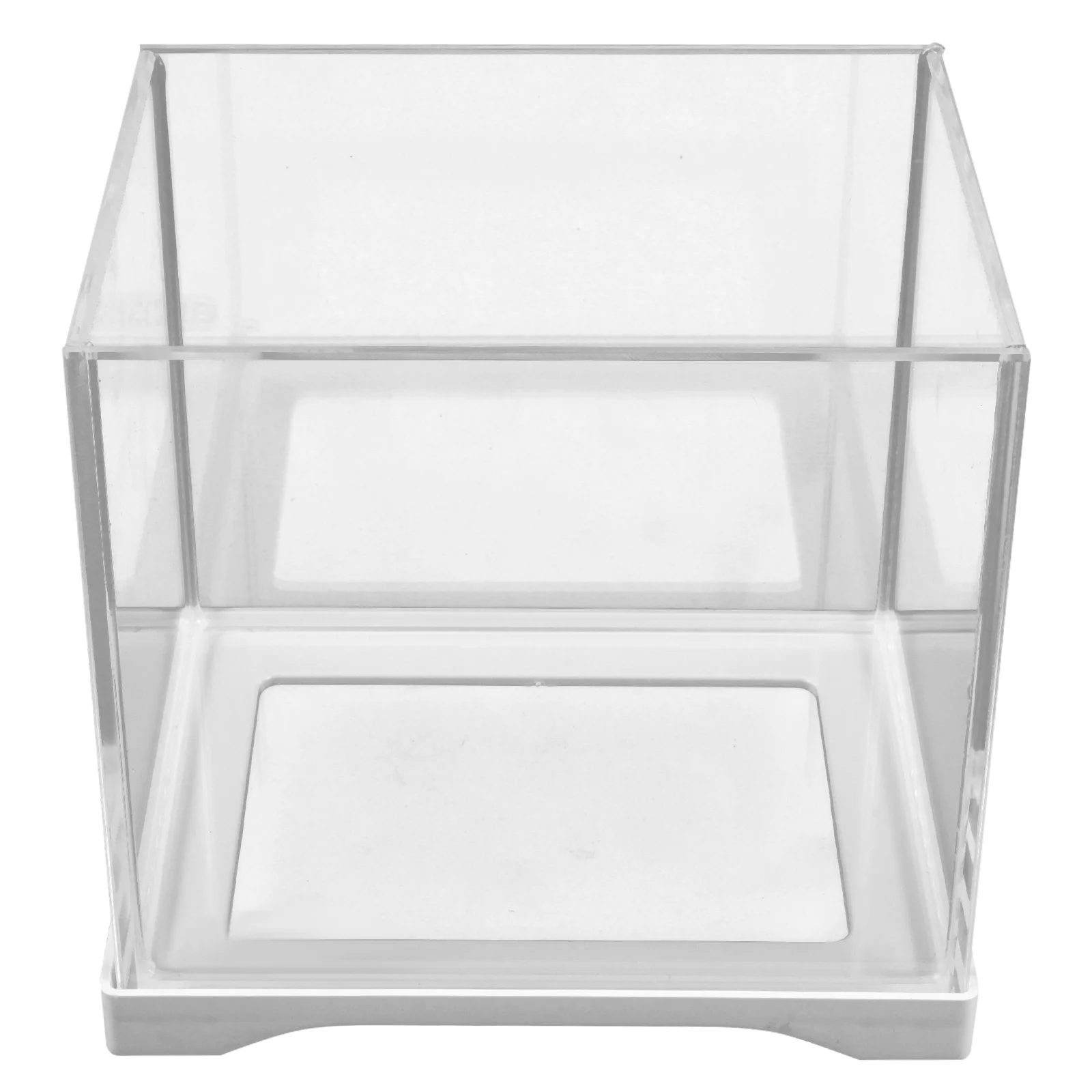 

Mini Aquarium Small Cube Transparent Glass Fish Bowl Desktop Fish Tank for Betta Guppies Angelfish Water Plants Home Office