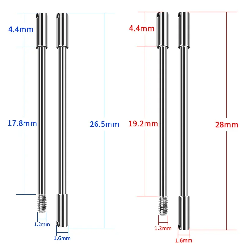 28 / 26.5 mm watch screw tube for AP Audemars Piguet Royal Oak Offshore watch tool rubber/Leather Strap Belt Band DIY Replace