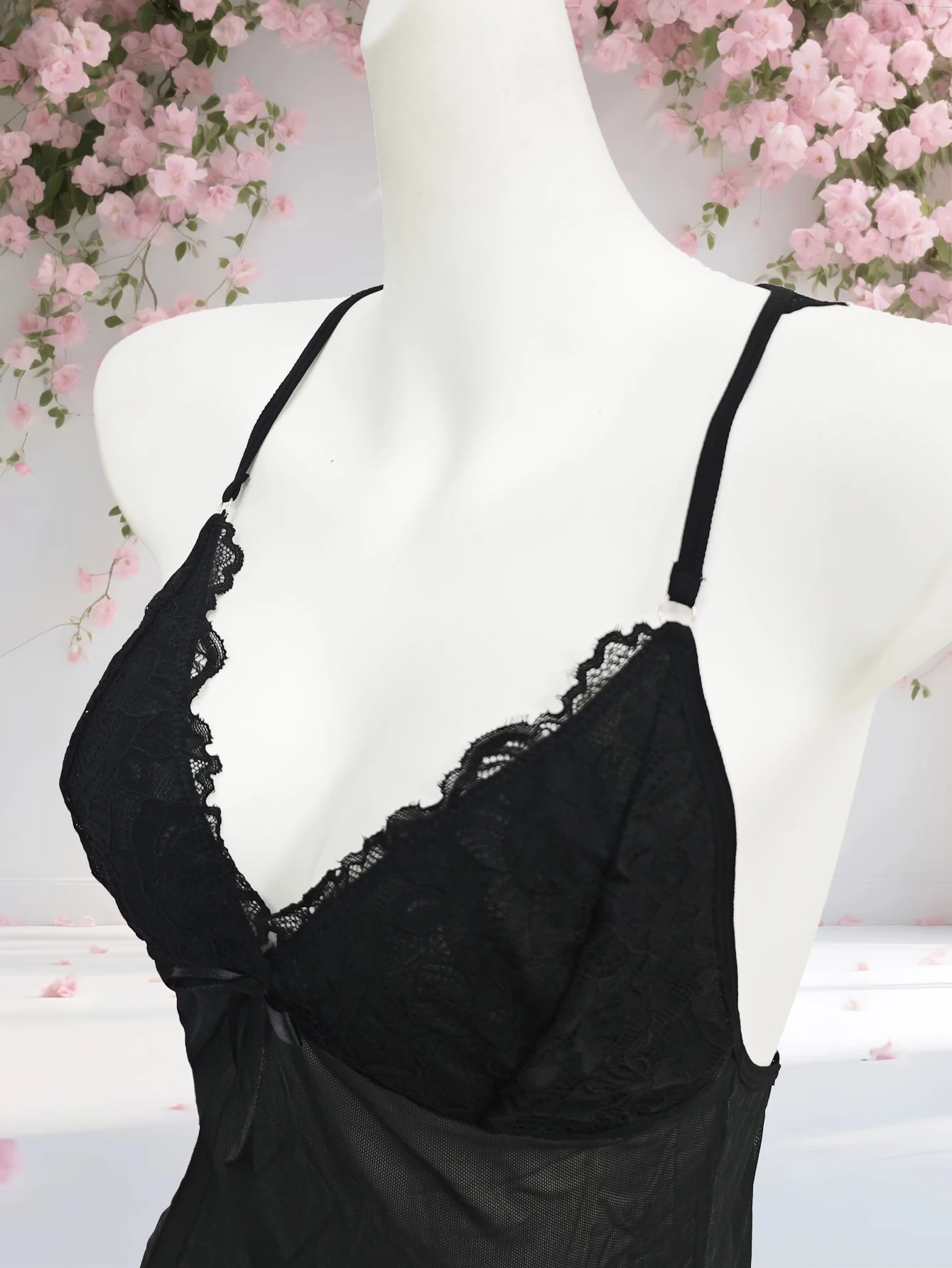 Kadın Siyah Dantel Babydoll Li - B&J Florist Supply Nyc incelemesi ve fiyatı
