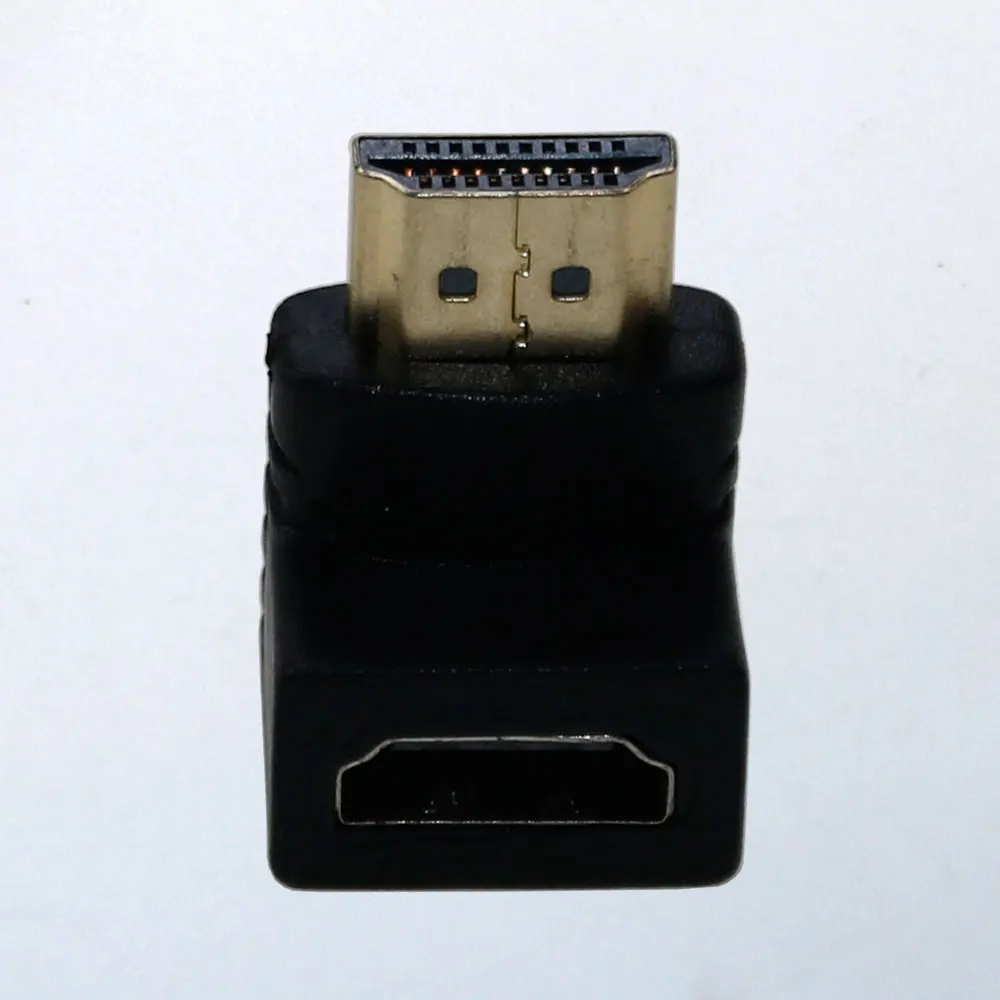 1Pcs 270 degree HDMI male to female HDMI elbow connector HDMI-compatible 90 degree right-angle adapter HDMI