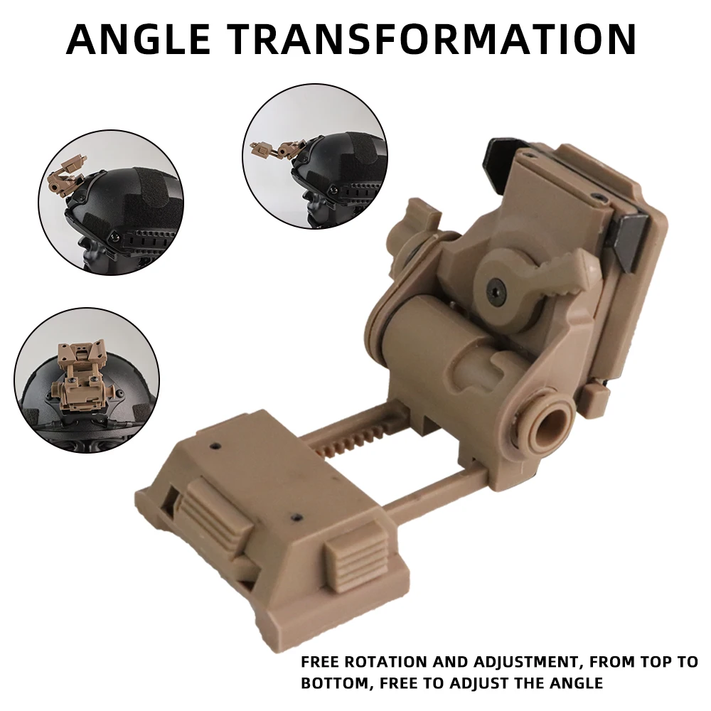 BOOIU L4G24 NVG – Soporte de montaje para casco nylon PVS15/18 - imagen 2