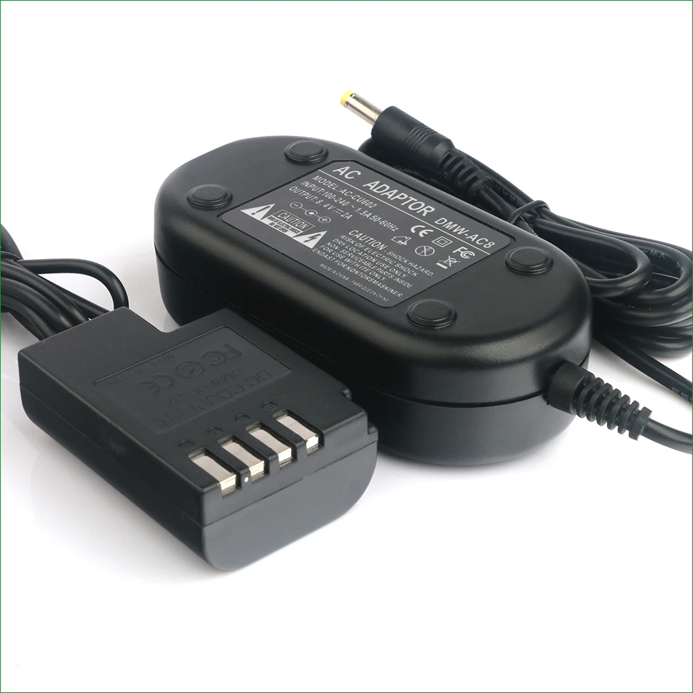 DMW-AC8 DCC12 DC Coupler BP-61 BP61 Dummy Battery AC Power Adapter Charger For SIGMA sd Quattro sdQ sd Quattro H sdQH