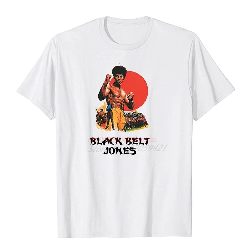 

Black Belt Jones Graphic T Shirts 70s Film Jim Kelly Enter The Dragon Short Sleeve T-Shirts Cotton New Shirts And T-Shirts