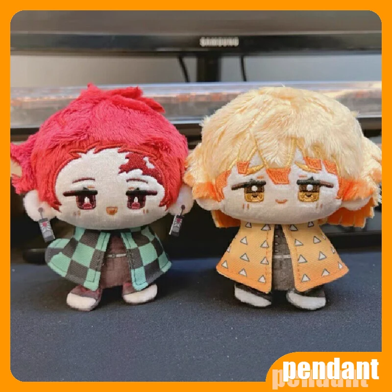 

12cm Demon Slayer Cotton Plush Doll Agatsuma Zenitsu Anime Peripherals Ornament Cute Stuff Cartoon Kawaii Festival Birthday Gift