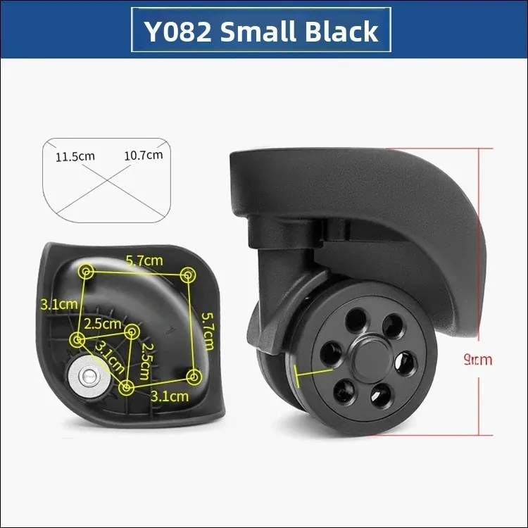 Universal Wheel Luggage Wheel Accessories Travel Suitcase Rolling Wheel Replacement Part for Suitcase Handheld Handle