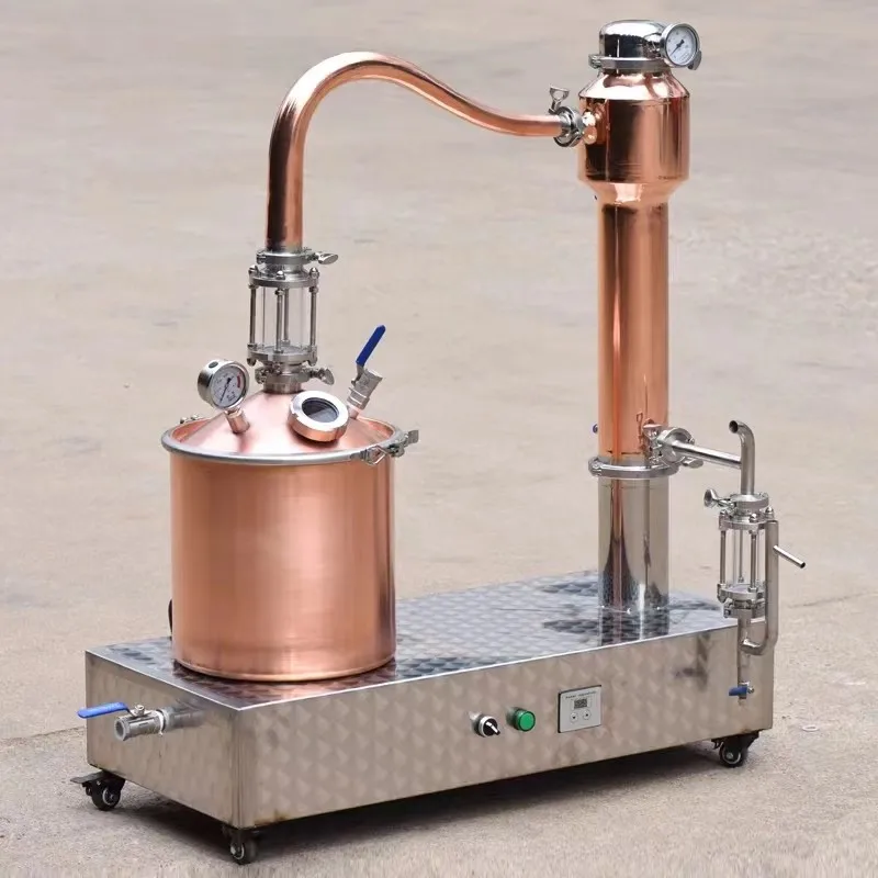 20L hydrosol distiller essential oil extractor distiller hydrosol machine household small purification production tools
