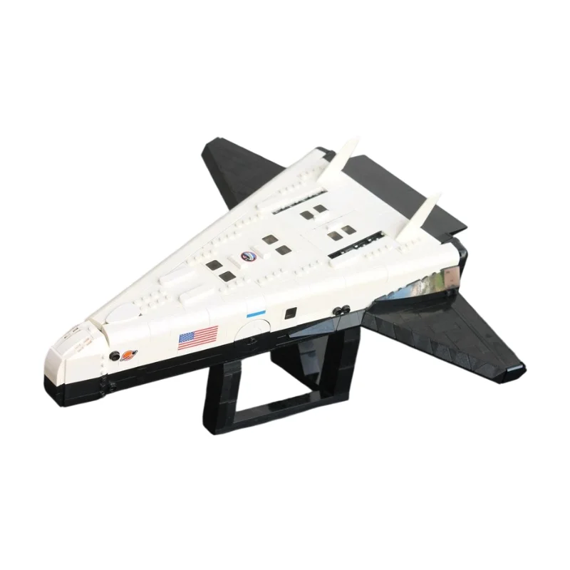Original MOC Sci-Fi Orbital Transport Craft Building Blocks Futuristic Space Model DIY Small Particle Assembly Brick Set 1132PCS