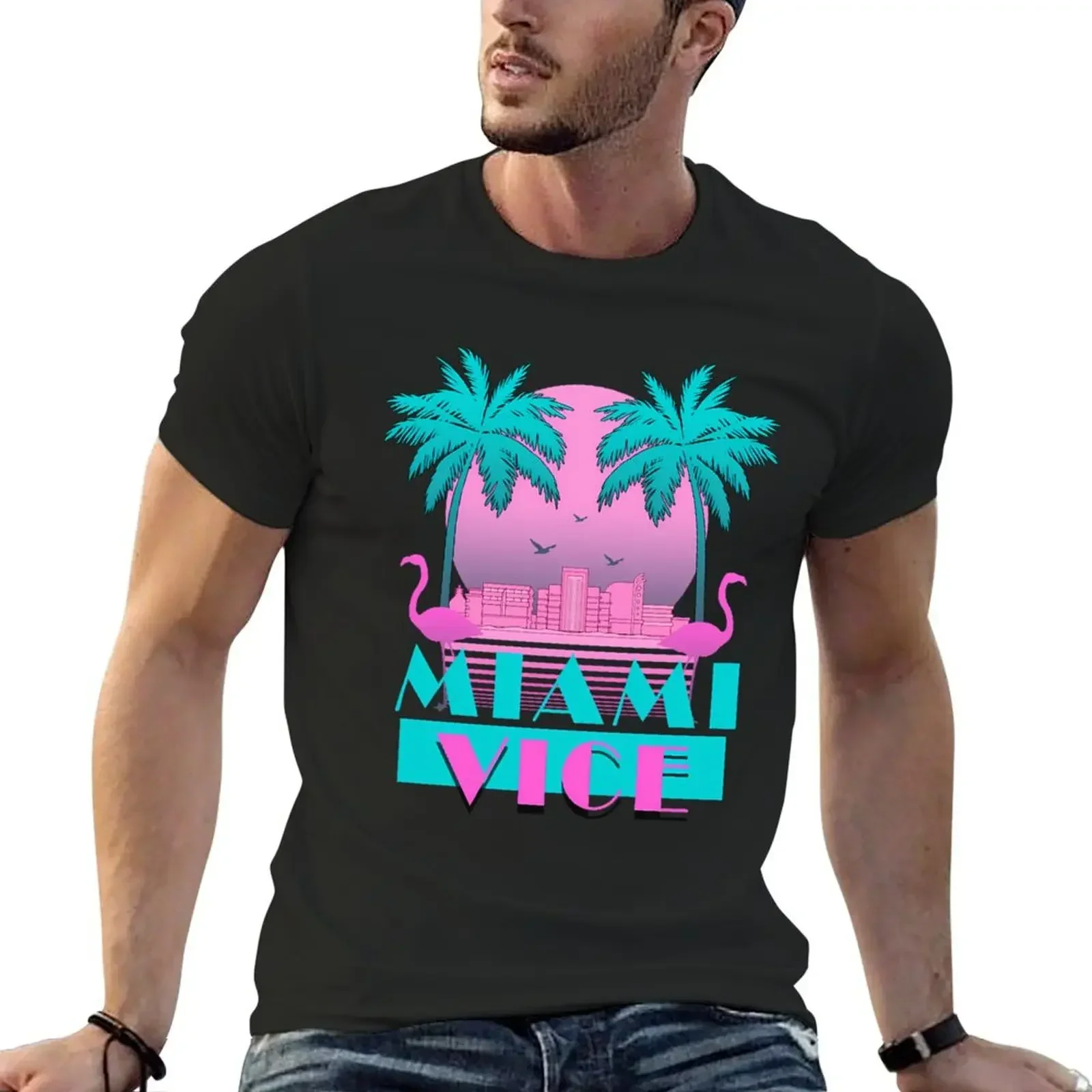 

Miami Vice - 80S T-Shirt aesthetic clothes cute tops mens vintage t shirts