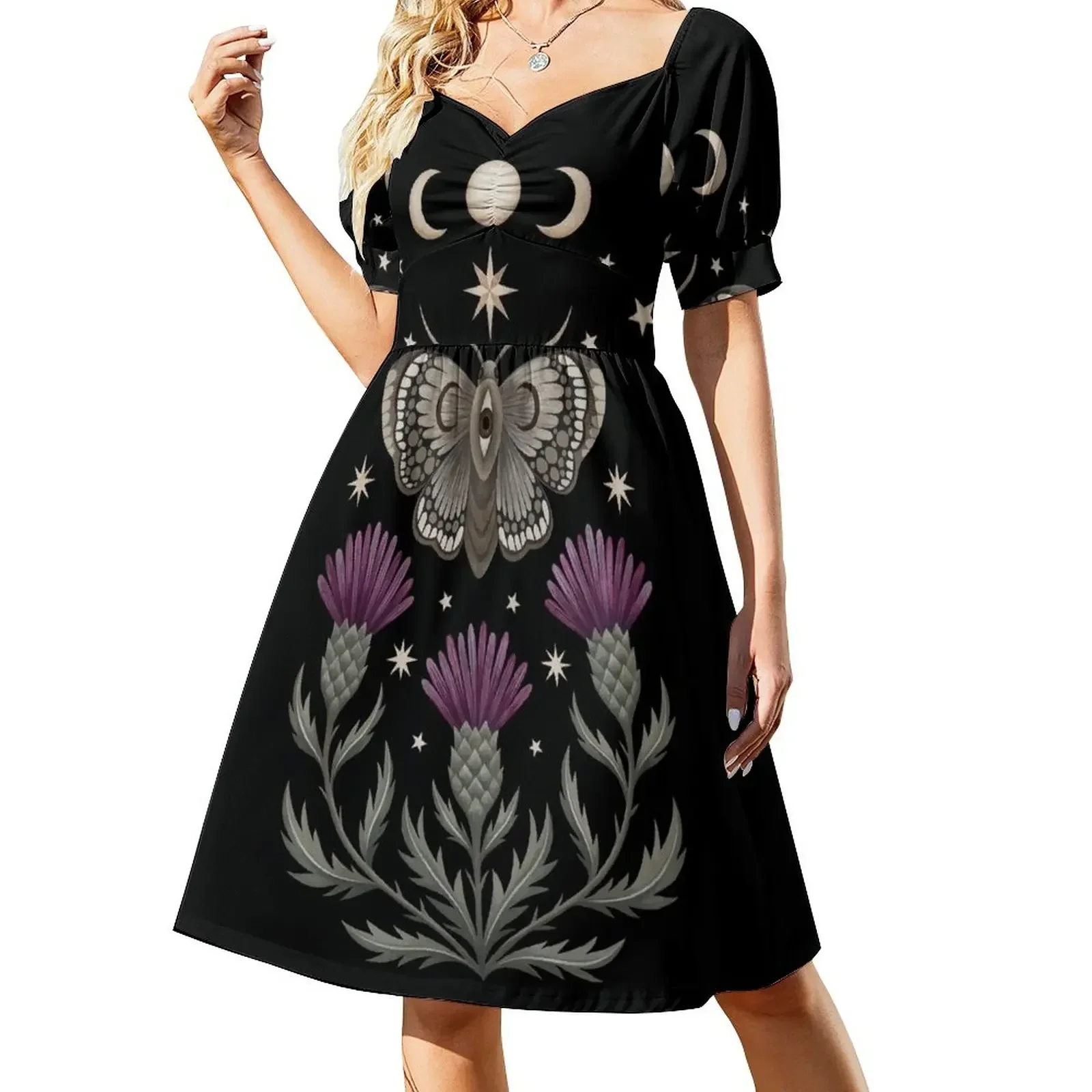 

Thistle and moth Sleeveless Dress dress party evening elegant luxury celebrity chic and elegant woman dress