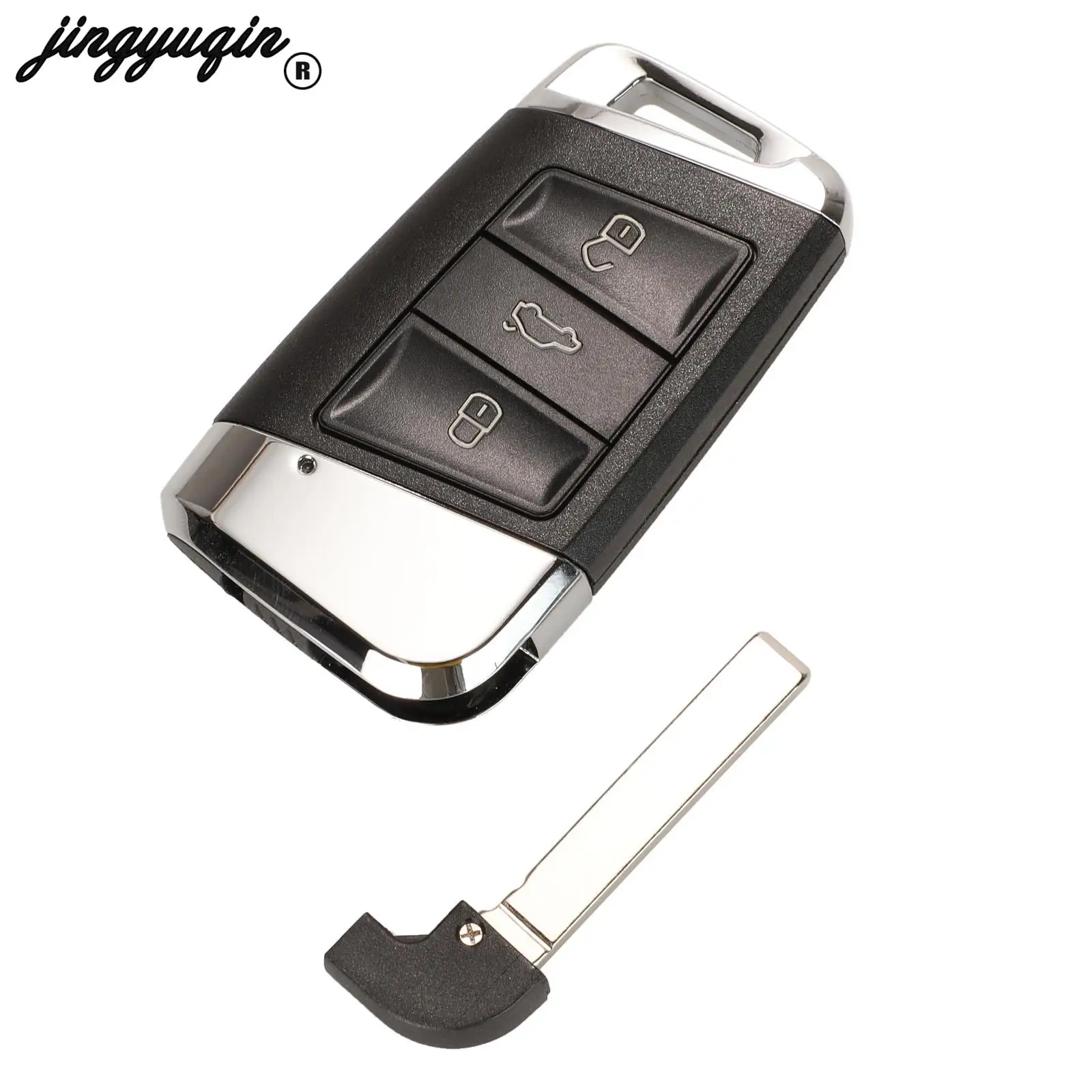 jingyuqin Smart Remote Key 434MHz MQB48 FOB For Volkswagen VW Passat B8 Superb A7 Magotan 2015-2018 Fob 3 Button Replacement