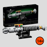 MINISO FIT 40730 Luke Skywalkers Lightsaber Space Wars Bricks Model 145pcs Building Blocks Toys Kids Christmas Birthday Gifts