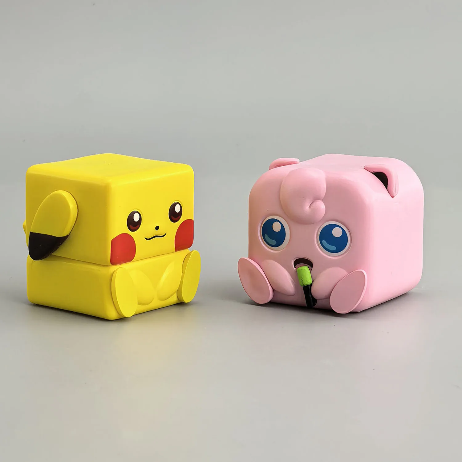 ポケモン磁気スタッキングキューブコレクタブルアクションフィギュア減圧デスクトップオーナメントクリエイティブ周辺装飾品6個パック