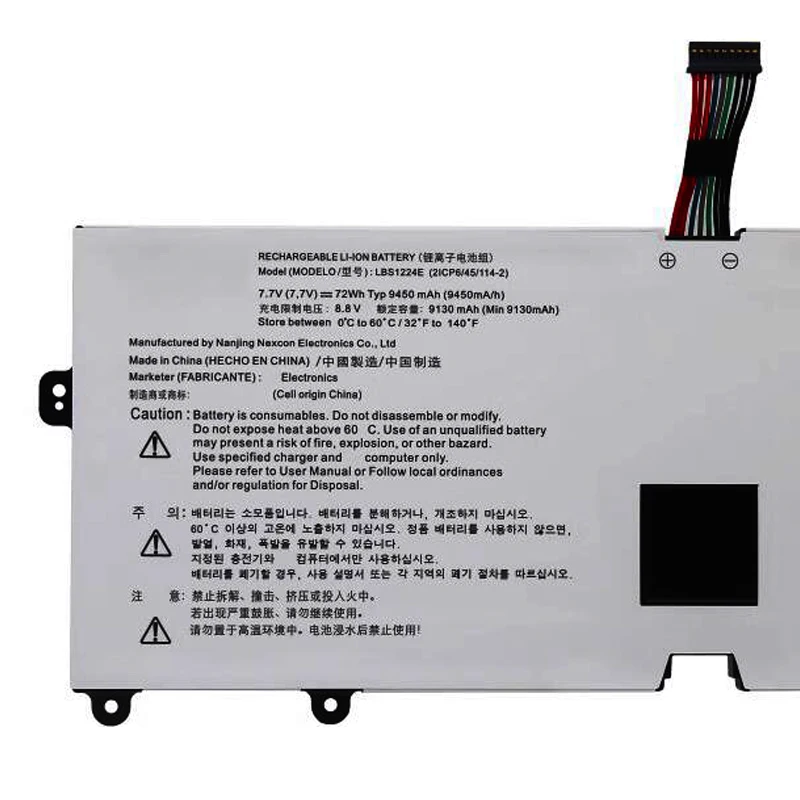 LMDTK Battery LBR1223E 7.7V 72Wh baterai Laptop untuk LG Gram 2018 13Z980 14Z980 15Z980 Series Series