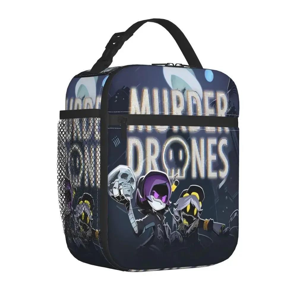 M-Murder Drone Insulated Lunch Bag for Travel Accessories Cool Uzi Doorman Food Storage Containers Cooler