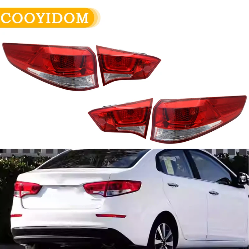 

Rear Brake Stop Lamp Tail Light For Kia K2 2015 2016 Turn Signal Brake Warning Light Running Light Assembly Car Accessories
