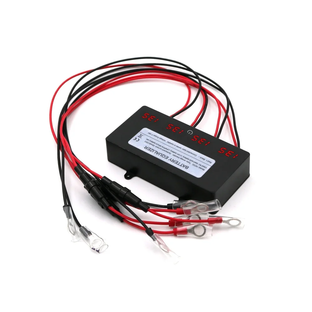 48V HC02 LED Display For Battery Balancer for LiFePO4 Lithium NiCd NiMH Acid Batteries Up to 4 Cells in Series or Parallel