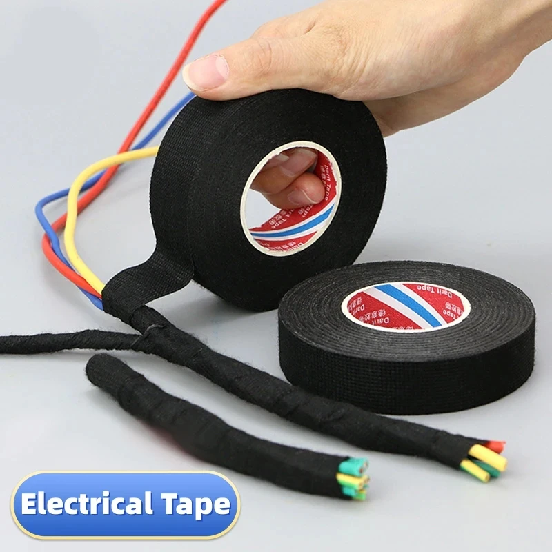 Super Sale Electrical Tape Heat Resistant Harness Tape Adhesive Tape Waterproof Tape Insulating Automotive Fabric Cloth Tape