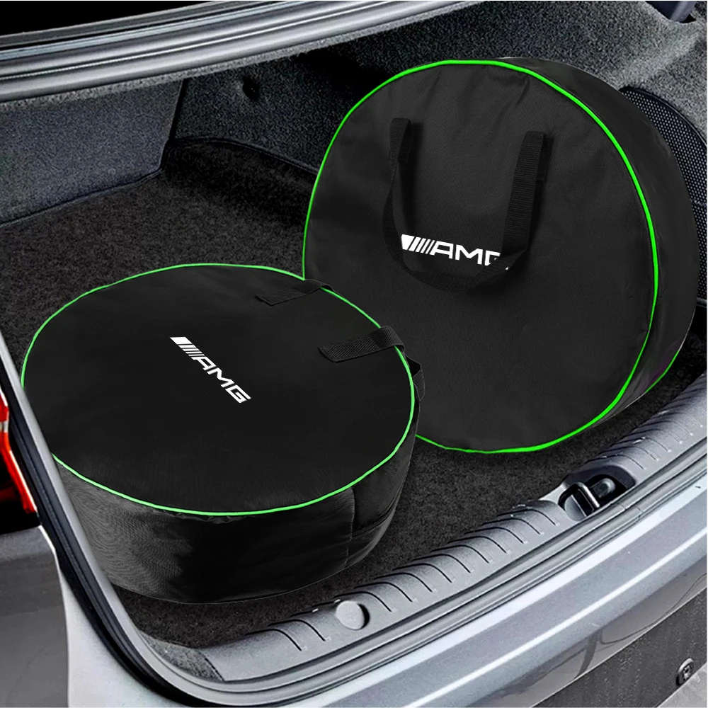Vehicle Charging Cable Bag Car Chargering Gun Storage Bag Auto Trunk Organizer For Mercedes Benz AMG W204 W205 W210 W211 GLK GLA view 4