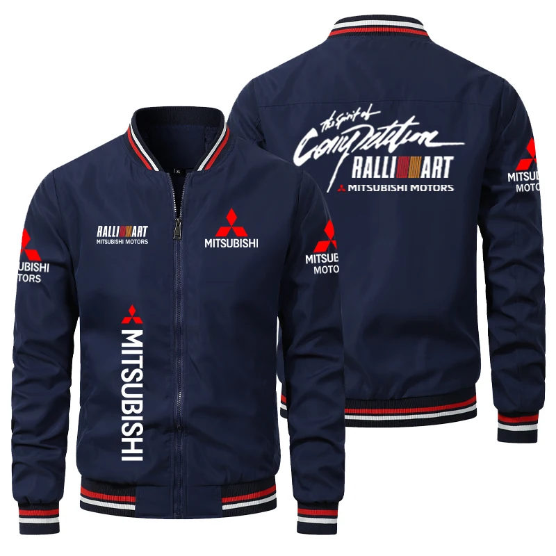 2025 Mitsubishi Racing Team Official Jacket Sports Racing Suit Unisex Oversized Top Evo Retro Jacket