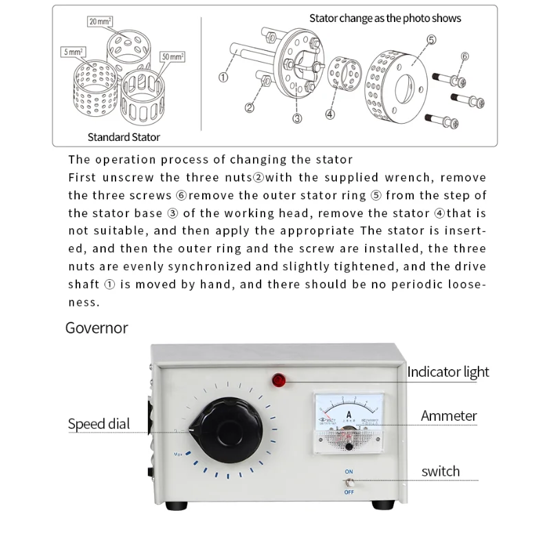 40L Lab High Shear Blender Cosmetic Homogenizer Emulsion Mixer Rotor Stator Emulsifying Machine for Cosmetic Cream JRJ300-D-1