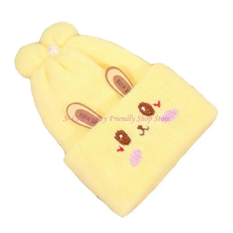 Gorro bebé con orejas de conejo – Tejido transpirable para invierno