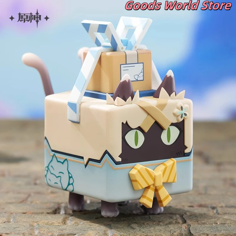 Original Kirara Cat box urgent movable Model ornament Official Genuine Mihoyo Kirara Cosplay Anime Game Birthday Gifts