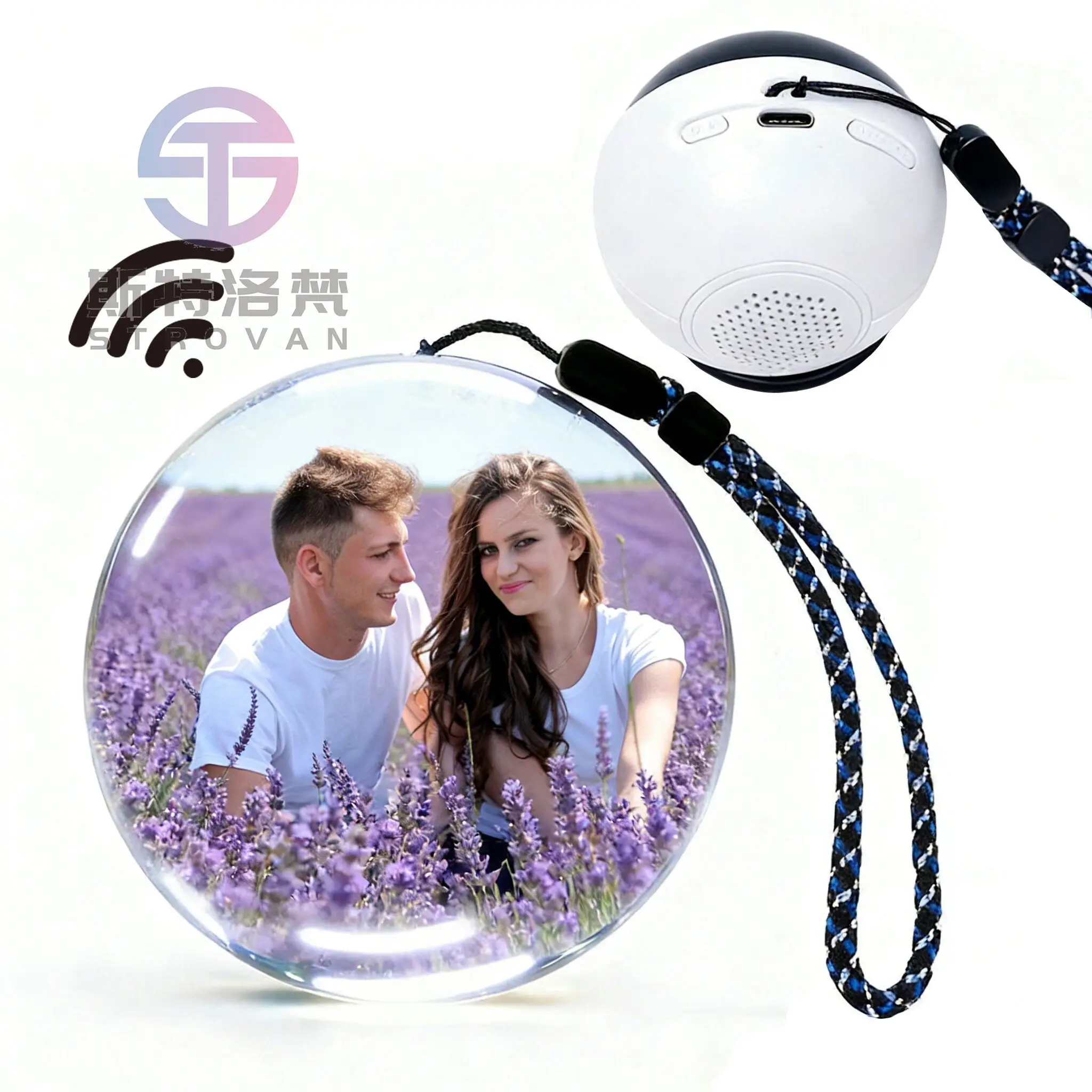 Video Crystal Ball Mp4 Player Wifi 3D Crystal Ball Personal Memory Orb Magic Crystal Ball for Gift Valentine's Day