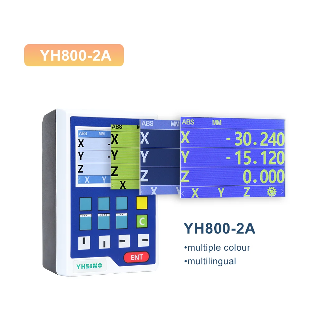 YHSINO YH800-3A 3-axis LCD قراءات رقمية KA300 مقياس خطي KA500 صغير التشفير القرار 5um70-1020mm للمخرطة