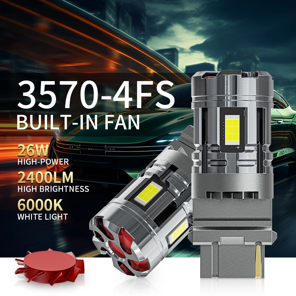 2pcs Oprah Super Bright Car Light PY21W P21W LED 1156 1157 BAY15D P21/5W Canbus Turn Signal Lamp 3570SMD No Error Brake Bulb 12V