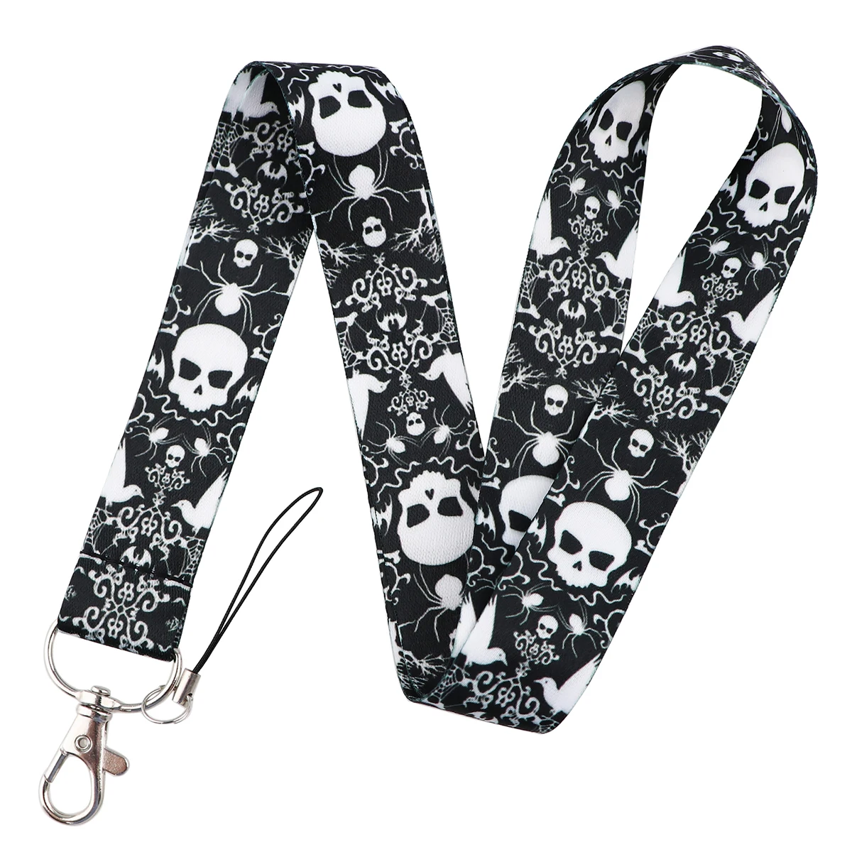 Skull Cell Phone Straps Vintage Halloween Lanyard Neck Strap Neck Strap Lanyards for Keys ID Card Gym Cell Phone Straps image 2