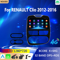 Android Auto Car Radio Carplay for Renault Clio 4 2012-2016 Carplay 4G Car Multimedia GPS 2 Din Autoradio
