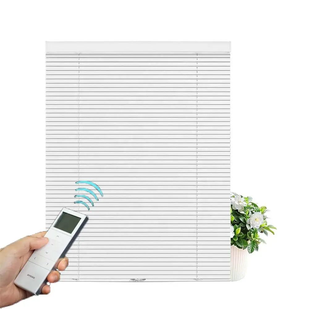 

Factory Direct Good Price 100% Blackout Manufacturer Smart Waterproof Motorized Aluminum Venetian Blinds for Window