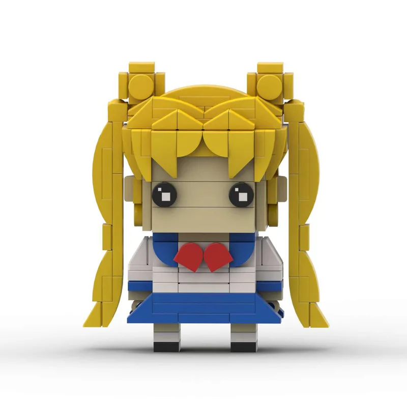 Moc building blocks are compatible with Sailor Moon decompression puzzle assembly toys diy model gift ornaments children\'s gifts