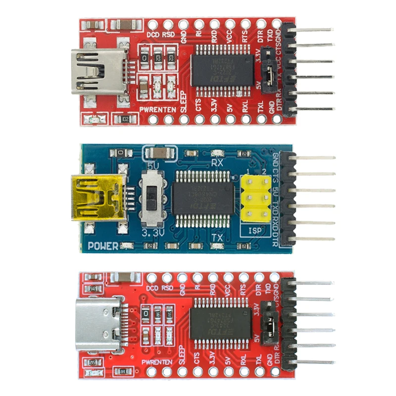 FT232RL FT232 FTDI Moduł adaptera szeregowego USB 3,3 V 5,5 V do TTL dla mini portu A-rduino