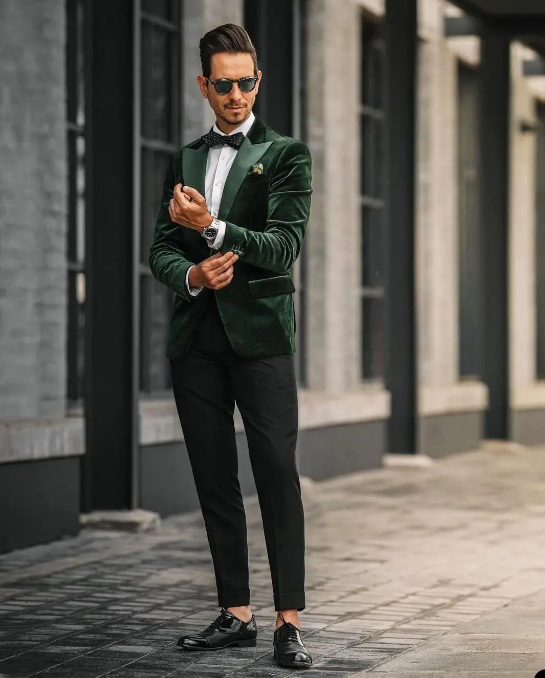 Trajes verdes sencillos para hombre, chaqueta de franela hecha a medida, traje de diseñador para novio, boda, fiesta, ocasión Formal