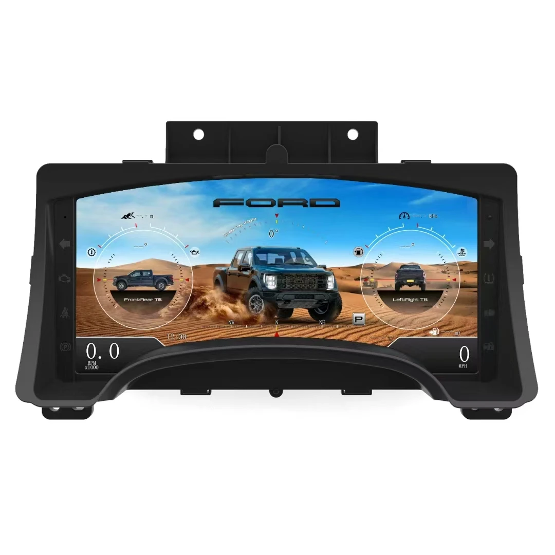 

13,1-дюймовый ЖК-цифровой кластер приборной панели для Ford F150 2009-2014, спидометр, виртуальная приборная панель, измеритель кабины, система Linux