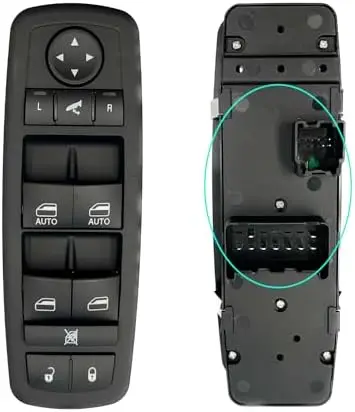 

Переключатель стеклоподъемника со стороны водителя для Ram 1500 2500 3500, Chrysler 2012-2015 - OEM 68110867AB