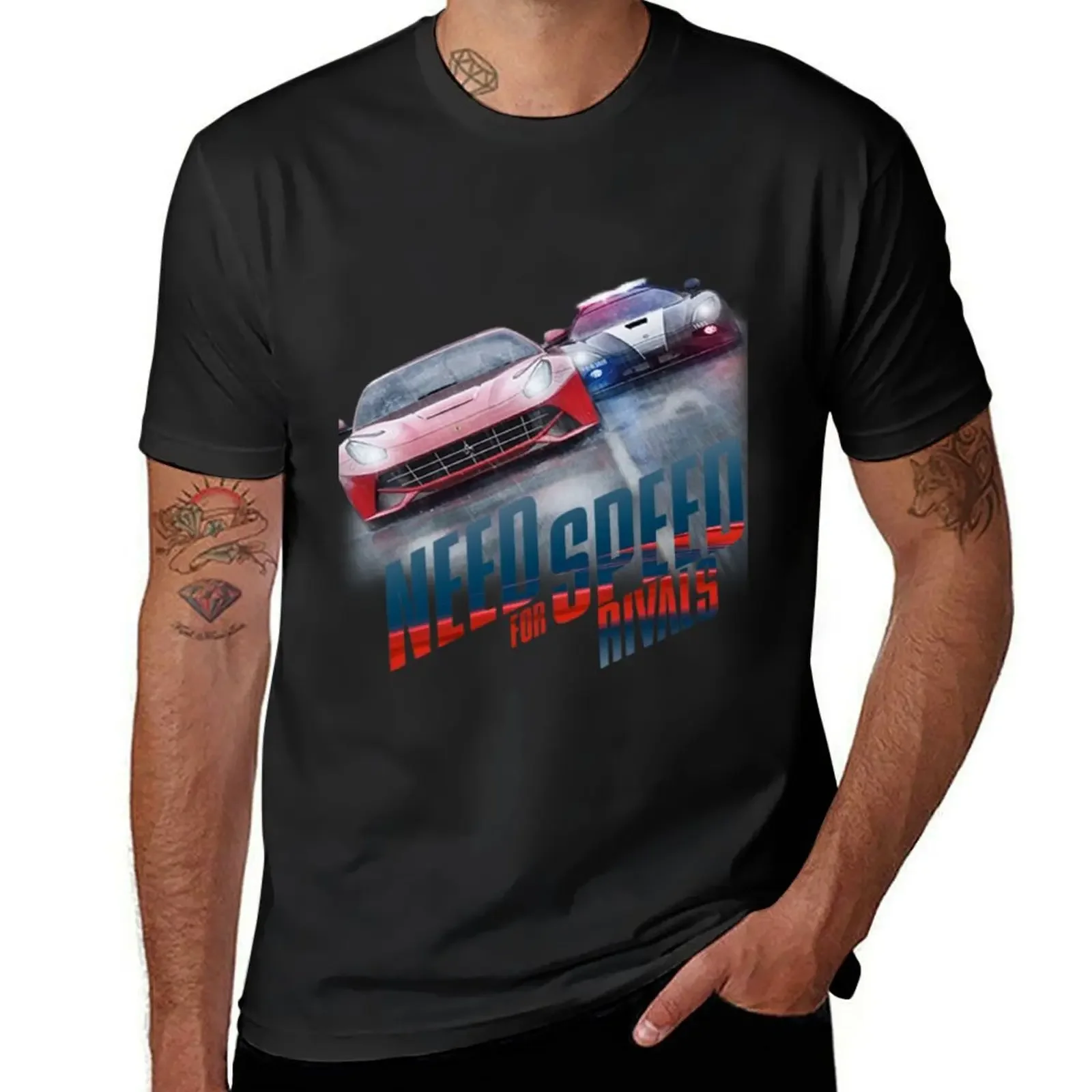 NFS Rivals T-Shirt graphic t shirt vintage summer top cotton graphic tees Short sleeve tee men