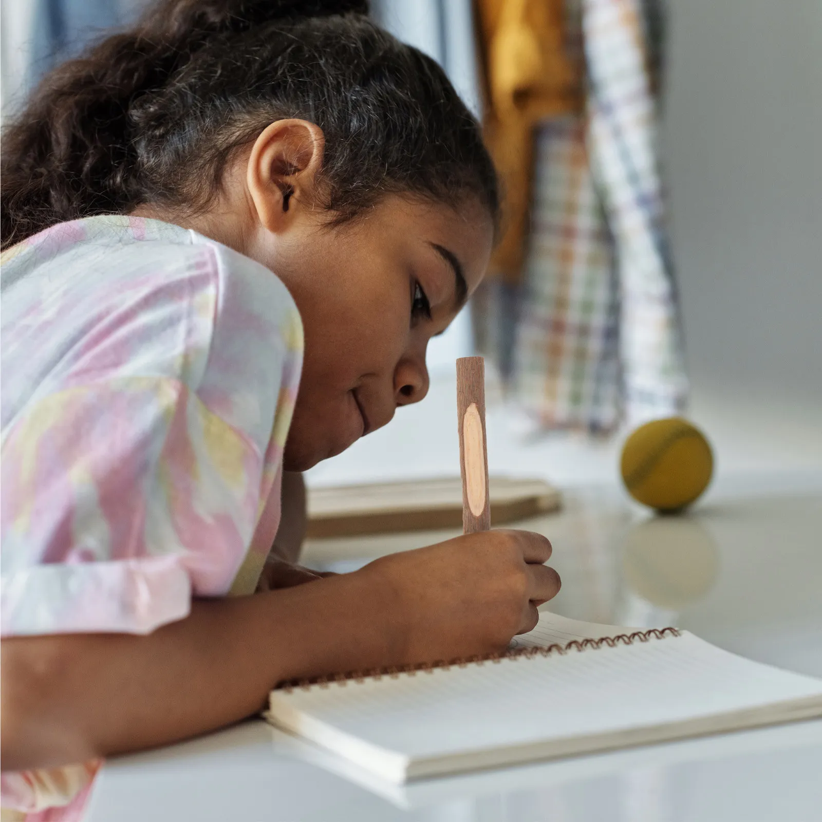 

12Pcs Wooden Ballpoint Pens Natural Bark Texture Comfortable Grip Ideal for Note Taking School Use