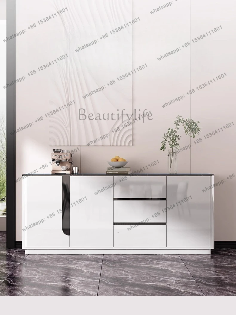 

Простой современный шкафчик для хранения еды, чайный шкаф в гостиной.