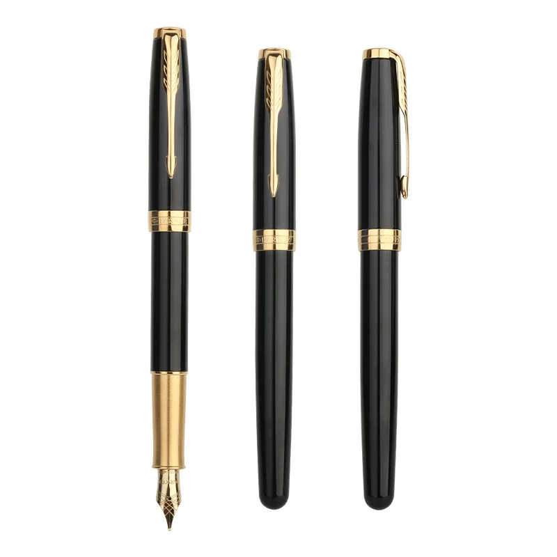

Pure black Liya gold enterprise business pen